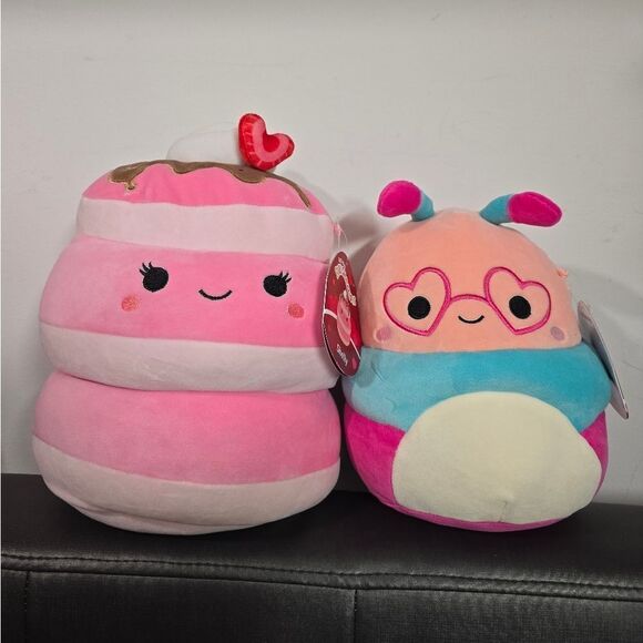 Lot of two Squishmallows Griffith 10" and Shelly 8" Spring Easter Edition 2025 - Picture 1 of 5